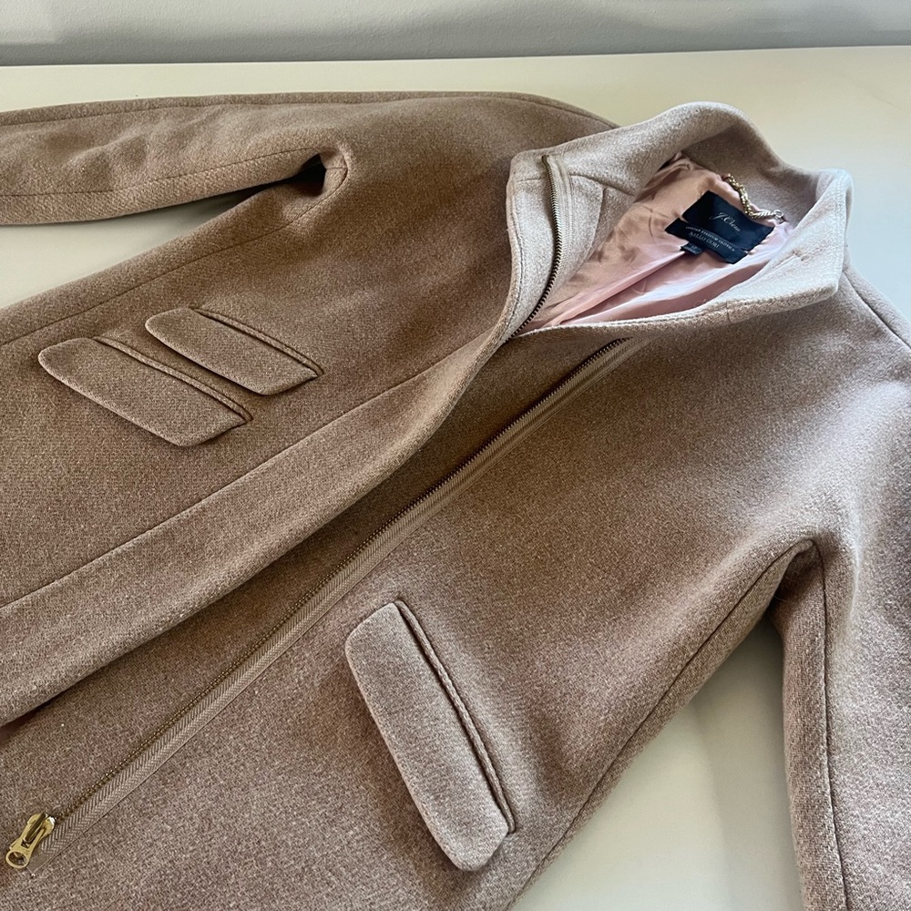 Elegant Tan Women's Coat View 2